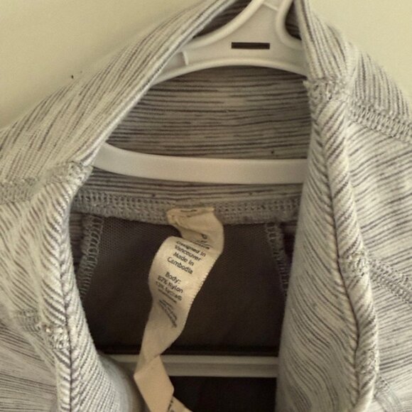 Lululemon Define Jacket-Wee Are From Space Ice Grey Size 6 - Picture 5 of 9